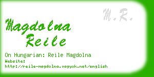 magdolna reile business card